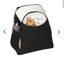 Charger l'image dans la galerie, Sac a couches style sac a dos avec son tapis a langer et boite a lingettes