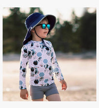 Charger l'image dans la galerie, Lunettes de soleil polarisées flexibles UV-400 avec sangle pour bébé et enfant ORCHID AURORA - 2-6 ans