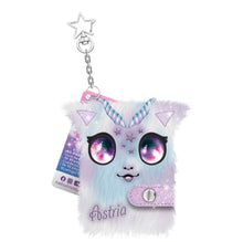 Charger l'image dans la galerie, Mini carnet en peluche porte-clés