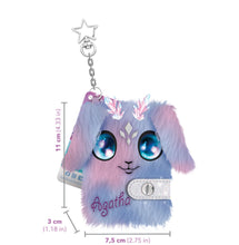 Charger l'image dans la galerie, Mini carnet en peluche porte-clés