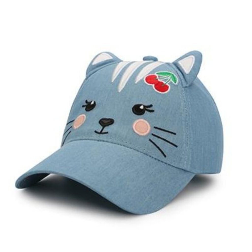 Casquette 3D CHAT BLEU 4-6 ans