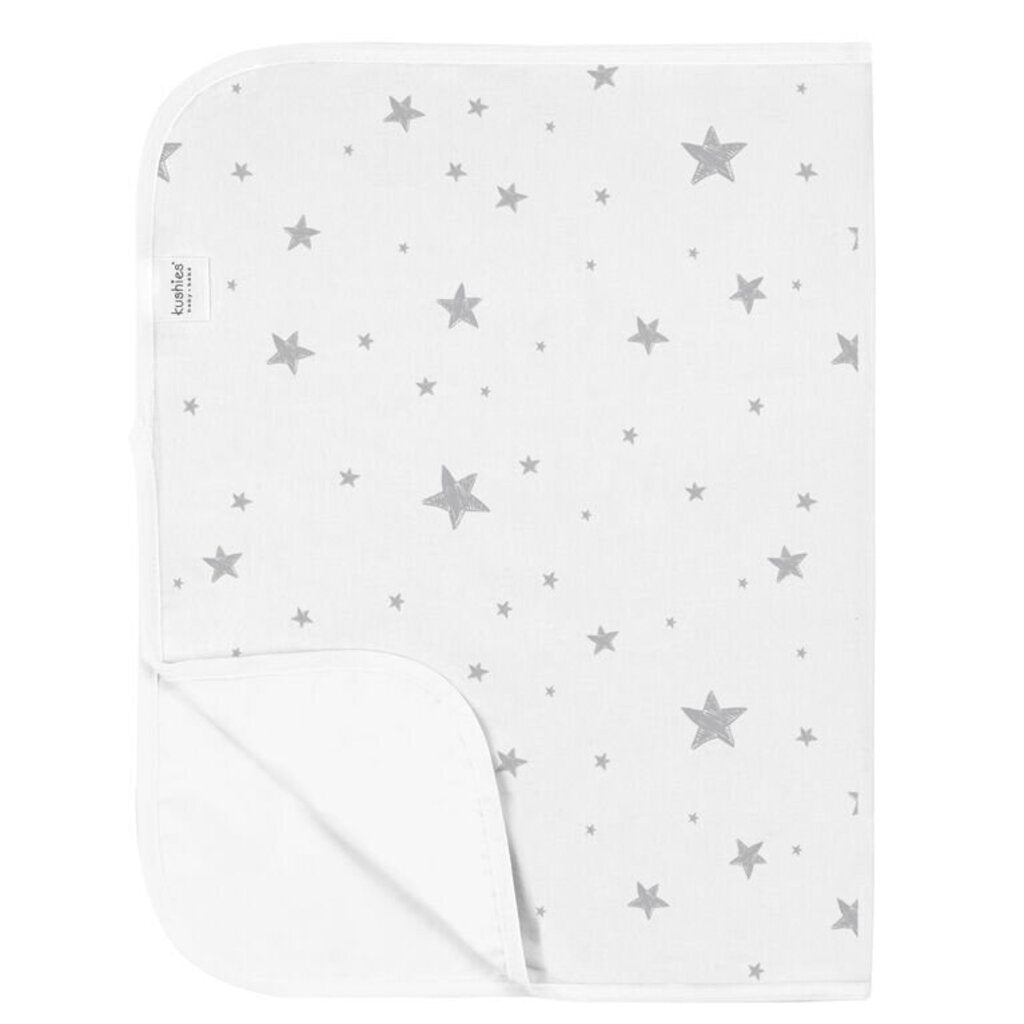 Alese en flanelle IMPERMEABLE Pique pour changement de couche ETOILES