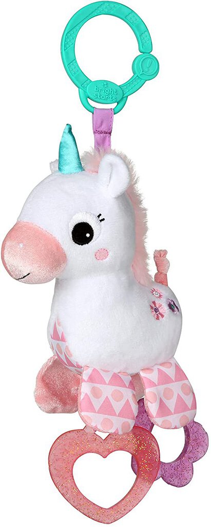 Jouet pour poussette de dentition avec peluche LICORNE