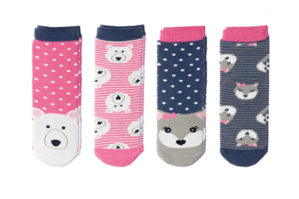 4 paires de chaussettes OURS