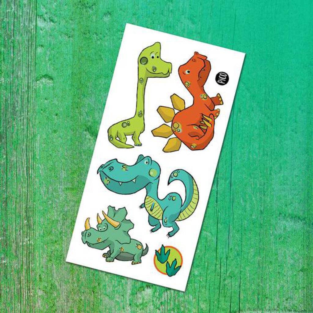 Les DINOS Tatouages temporaires - CREATION QUEBECOISE