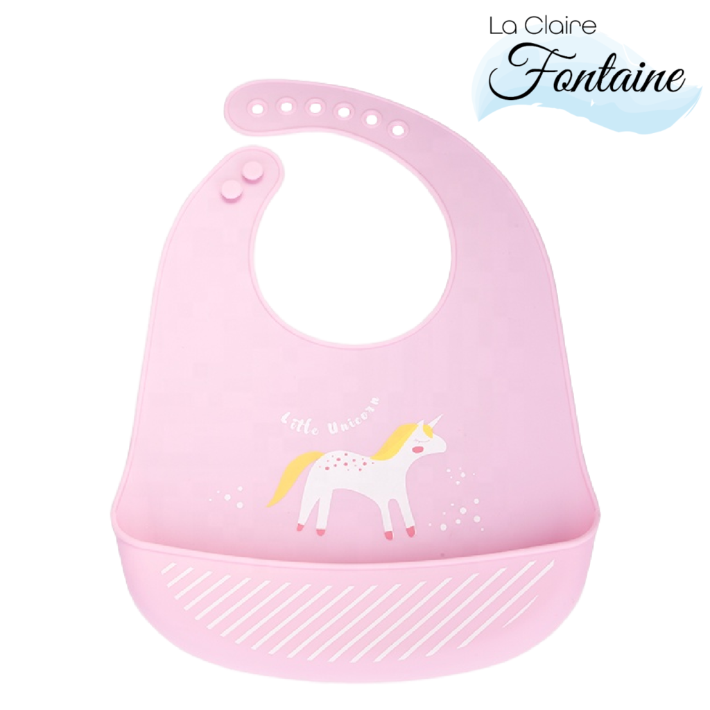 Bavoir de silicone Pretty la licorne magique