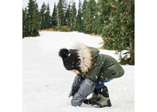 Charger l&#39;image dans la galerie, Chapeau HIVER en polar avec POMPON - Fleece hat 0-6 mois
