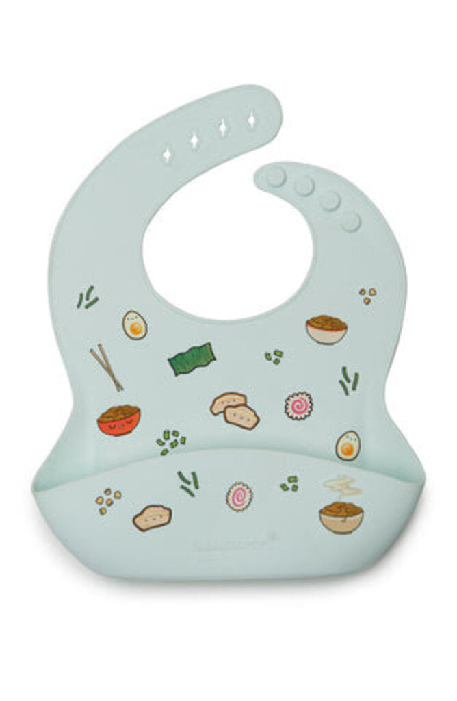 Bavoir en silicone RAMEN - DEJ - No BPA Silicone 100% alimentaire