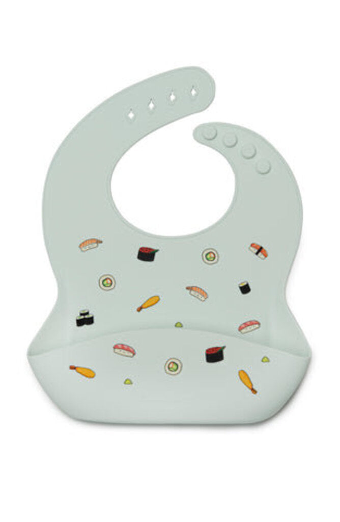 Bavoir en silicone - SUSHI - No BPA Silicone 100% alimentaire