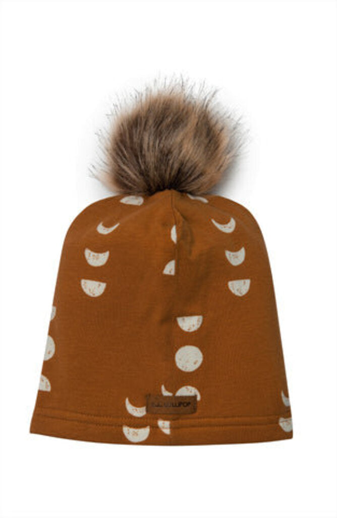 Bonnet tuque avec pompon en tencel - LUNE - MOON 12-24 mois