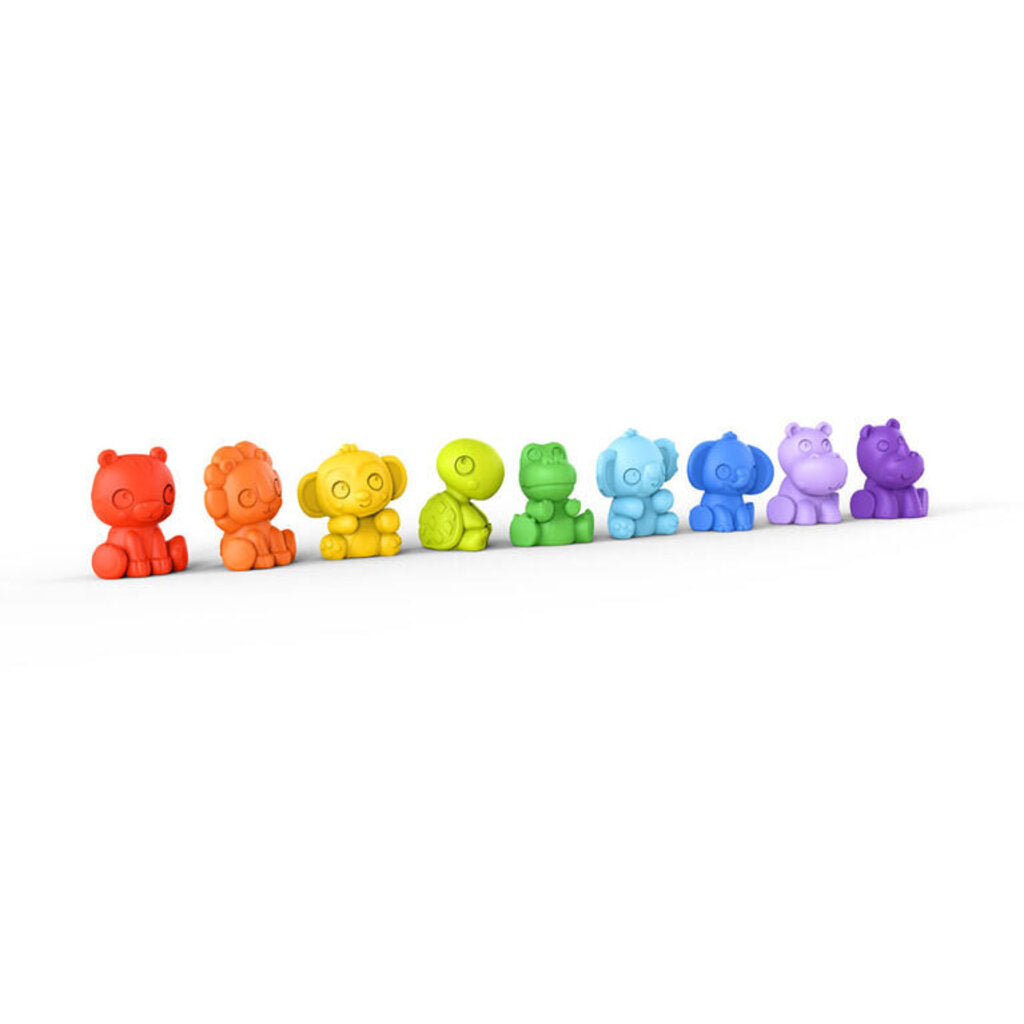Jouets pour le bain - Tropic Animals 9 Take-Along Friends