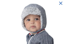 Charger l&#39;image dans la galerie, Tuque hiver pour bebe salt paper grey 6-12 mois
