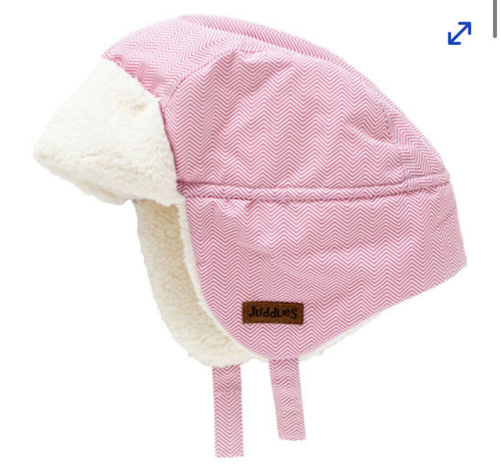 Tuque hiver pour bebe chevrons 0-6 mois