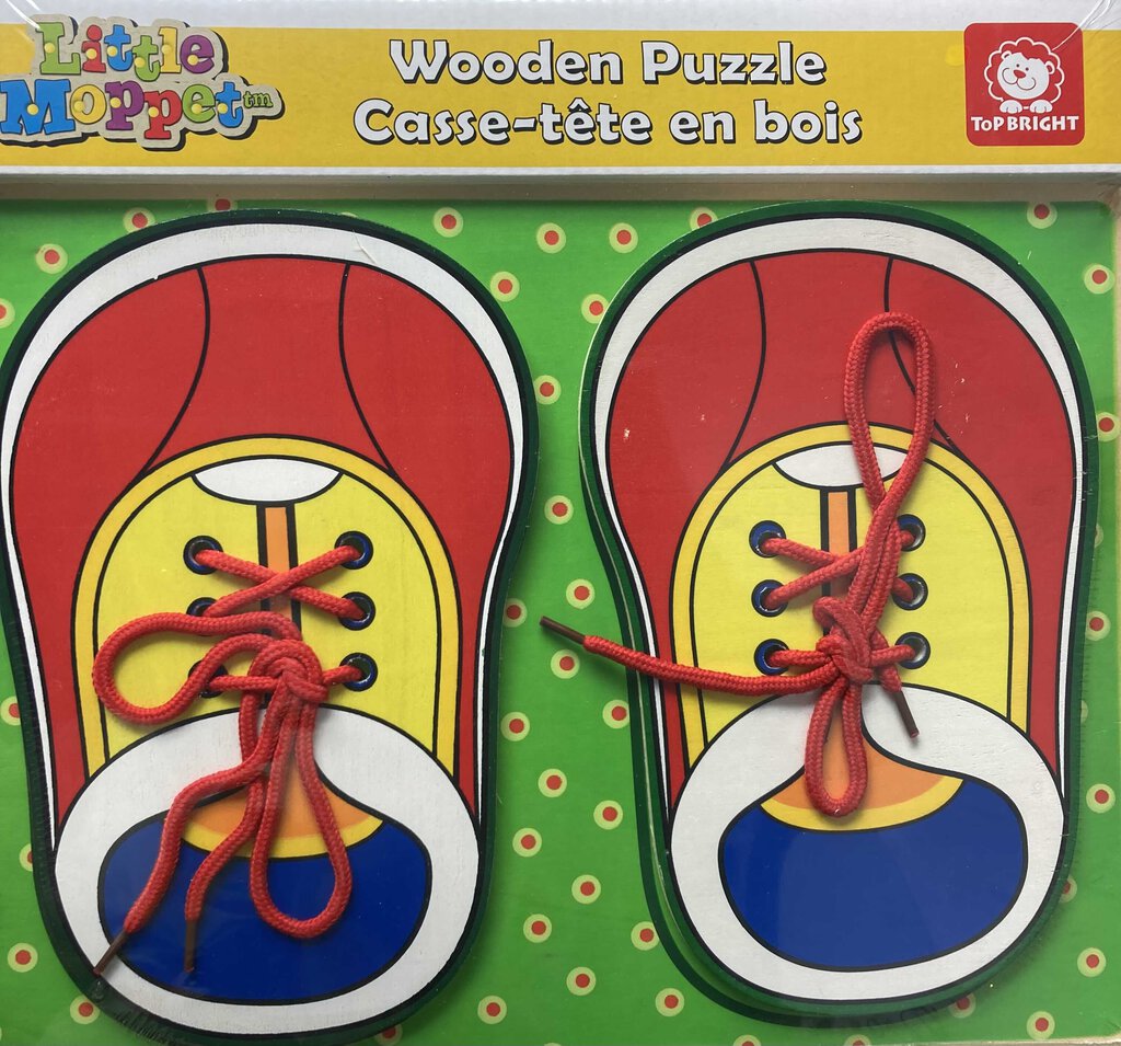 JEU DE DEXTERITE EN BOIS - Lacets