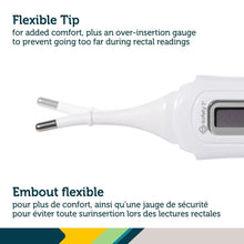 Charger l'image dans la galerie, Thermometre bebe et enfant 3 en 1 Axillaire - orale - rectal
