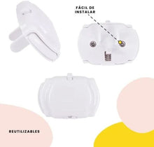 Charger l'image dans la galerie, Paquet de 8 couvre prises enfichables de luxe - Deluxe press-fit plug protectors
