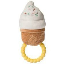 Charger l'image dans la galerie, Jouet de dentition et peluche SPINKLY ICE CREAM Creme GLACEE
