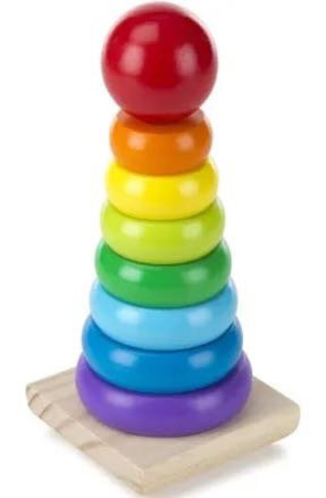 Jouet a empiler arc-en-ciel - Rainbow Stacker