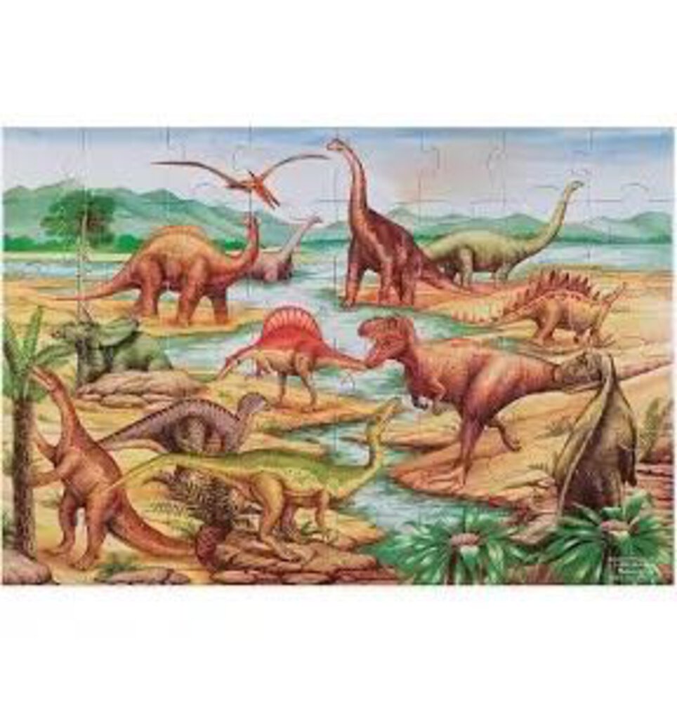 Casse tête de plancher DINOSAURES floor puzzle 48 pcs