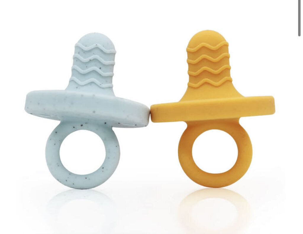 Jouet de dentition style suce en silicone - Siliteether