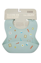 Charger l&#39;image dans la galerie, Bavoir en silicone - PETIT DEJEUNER - No BPA Silicone 100% alimentaire
