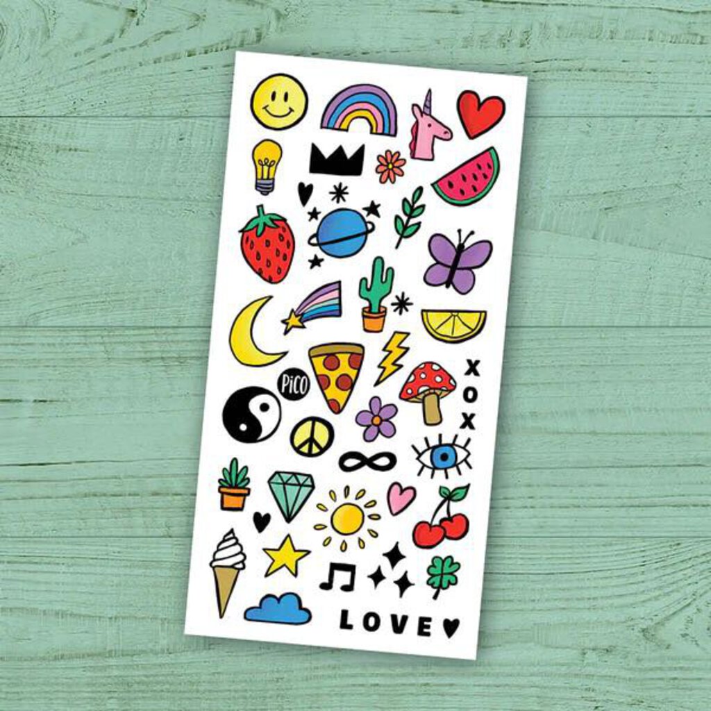 Les AMUSANTS DOODLES - Tatouages temporaires - CREATION QUEBECOISE