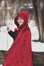 Charger l&#39;image dans la galerie, DEGUISEMENT de CHAPERON ROUGE 7-8 ans
