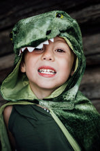 Charger l&#39;image dans la galerie, DEGUISEMENT cape dinosaure T-REX 4-5 ans
