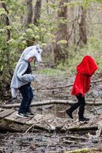 Charger l&#39;image dans la galerie, DEGUISEMENT cape de MECHANT LOUP 4-6 ans
