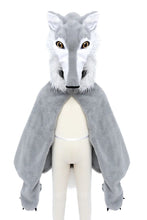 Charger l&#39;image dans la galerie, DEGUISEMENT cape de MECHANT LOUP 4-6 ans
