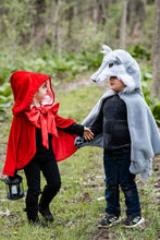 Charger l&#39;image dans la galerie, DEGUISEMENT cape de MECHANT LOUP 4-6 ans
