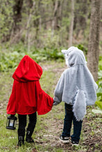 Charger l&#39;image dans la galerie, DEGUISEMENT cape de MECHANT LOUP 4-6 ans
