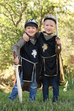 Charger l'image dans la galerie, DEGUISEMENT 3 pcs CHEVALIER tunique capet et couronne 3-4 ans
