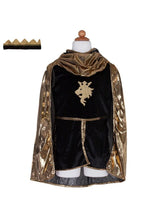 Charger l'image dans la galerie, DEGUISEMENT 3 pcs CHEVALIER tunique capet et couronne 3-4 ans
