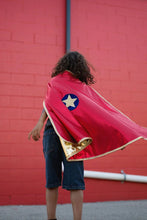 Charger l&#39;image dans la galerie, DEGUISEMENT WONDER cape REVERSIBLE 5-6 ans
