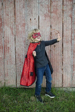 Charger l&#39;image dans la galerie, DEGUISEMENT 2 pcs SPIDER / BAT cape + masque REVERSIBLE 4-6 ans
