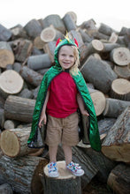 Charger l&#39;image dans la galerie, DEGUISEMENT DRAGON / CHEVALIER cape REVERSIBLE 5-6 ans
