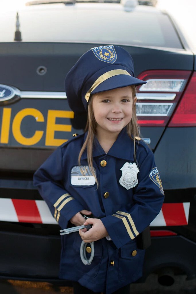 DEGUISEMENT 5 pcs OFICIER de POLICE 5-6 ans
