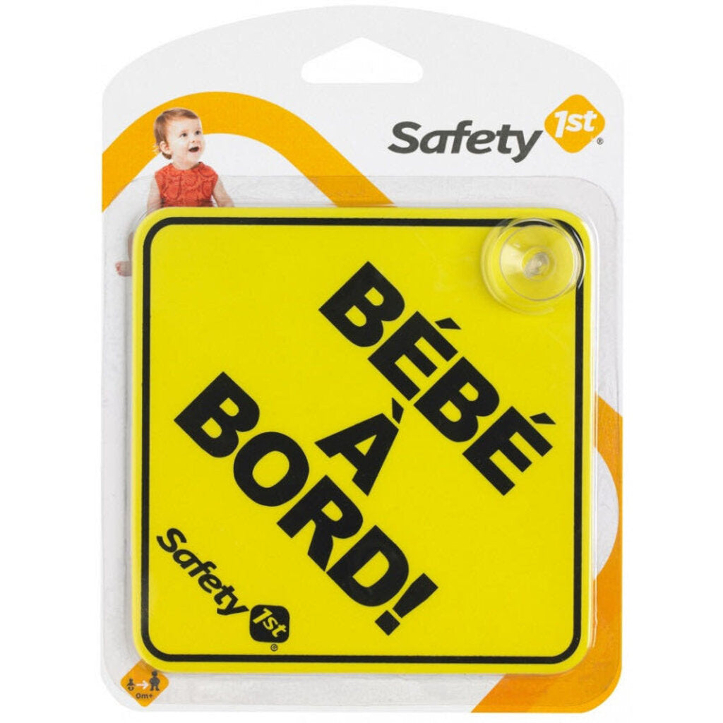Signe - Bébé à bord FR en plastique