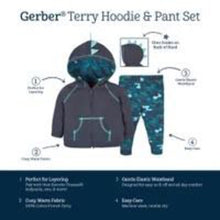 Charger l&#39;image dans la galerie, Ensemble 2 pcs DINO Hoodie + jogger 3 ans
