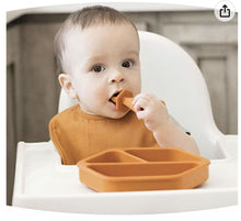 Charger l&#39;image dans la galerie, Assiette en silicone 3 compartiments CINNAMON
