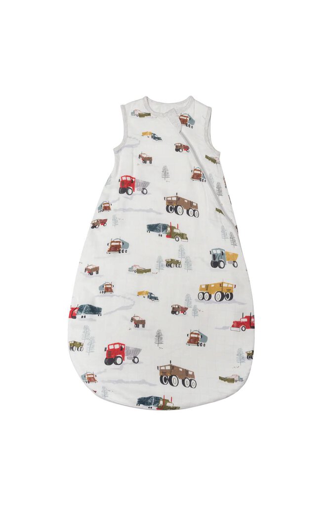 Gigoteuse sac de couchage dormeuse En Mousseline 1.0 TOG - HAPPY TRUCKS - 3-12 mois