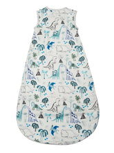 Charger l&#39;image dans la galerie, Gigoteuse sac de couchage dormeuse En Mousseline 1.0 TOG - DINOSAURES - 0-6m mois
