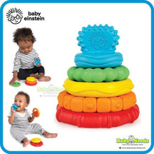 Charger l&#39;image dans la galerie, Jouet empilable à textures - Stack &amp; Teethe multi textured toy - BABY EINSTEIN
