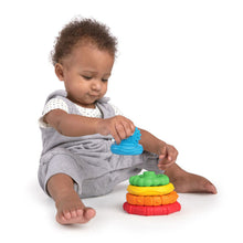 Charger l&#39;image dans la galerie, Jouet empilable à textures - Stack &amp; Teethe multi textured toy - BABY EINSTEIN
