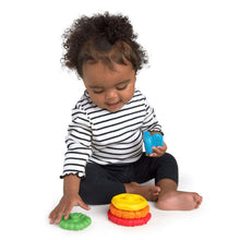 Charger l&#39;image dans la galerie, Jouet empilable à textures - Stack &amp; Teethe multi textured toy - BABY EINSTEIN
