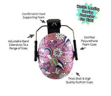 Charger l'image dans la galerie, Protection anti bruit - Earmuffs hear no blare PEACE DOODLE 0-2 ans
