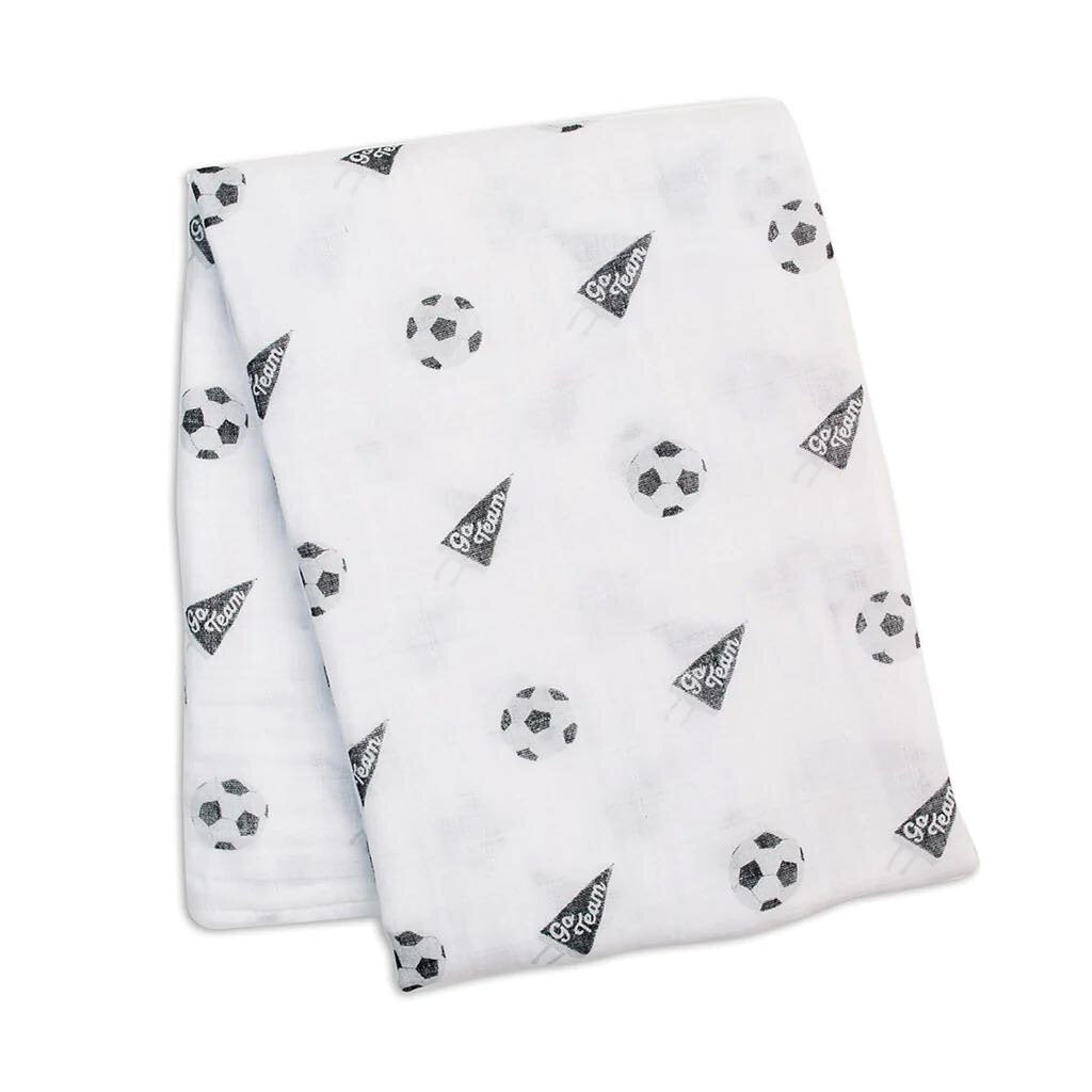 SOCCER Couverture legere OU pour emmailloter - Swaddling blanket