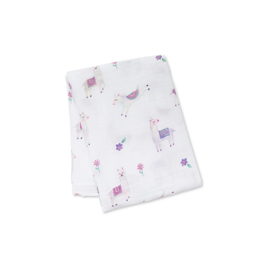LLAMA Couverture legere OU pour emmailloter - Swaddling blanket