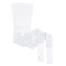 Charger l&#39;image dans la galerie, Bas collants en strass - filet et paillètes - BLANC 3-8 ans
